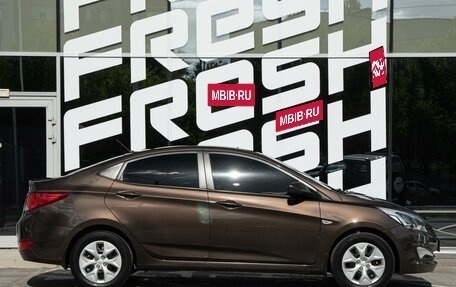 Hyundai Solaris II рестайлинг, 2014 год, 875 000 рублей, 5 фотография