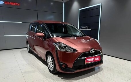 Toyota Sienta II, 2017 год, 1 390 000 рублей, 4 фотография