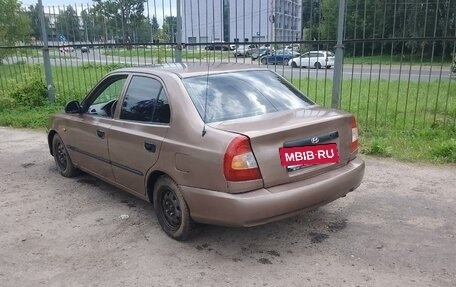 Hyundai Accent II, 2004 год, 220 000 рублей, 4 фотография