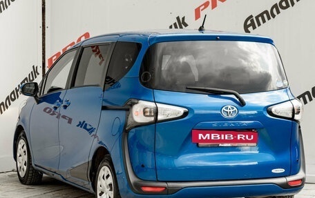 Toyota Sienta II, 2017 год, 1 390 000 рублей, 5 фотография
