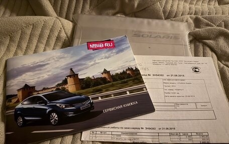 Hyundai Solaris II рестайлинг, 2014 год, 1 150 000 рублей, 24 фотография