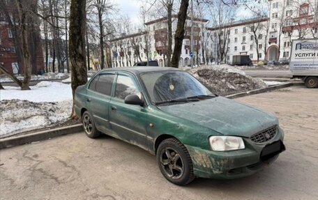 Hyundai Accent II, 2003 год, 100 000 рублей, 1 фотография