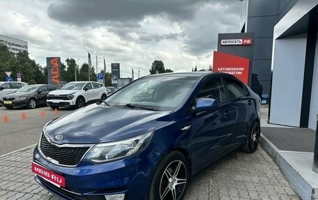 KIA Rio III рестайлинг, 2015 год, 874 408 рублей, 3 фотография