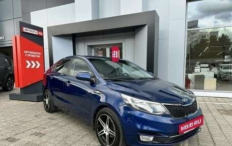 KIA Rio III рестайлинг, 2015 год, 874 408 рублей, 5 фотография