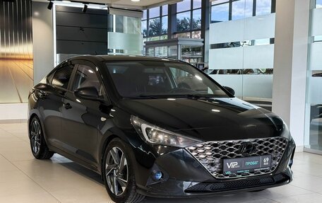 Hyundai Solaris II рестайлинг, 2021 год, 1 345 000 рублей, 3 фотография