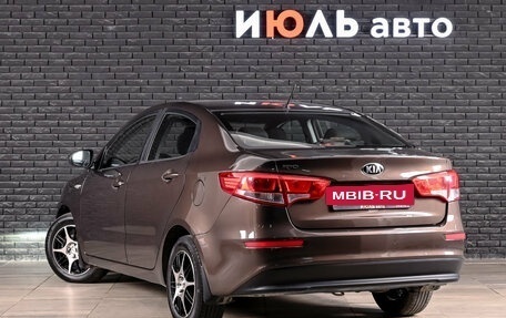 KIA Rio III рестайлинг, 2016 год, 995 000 рублей, 6 фотография