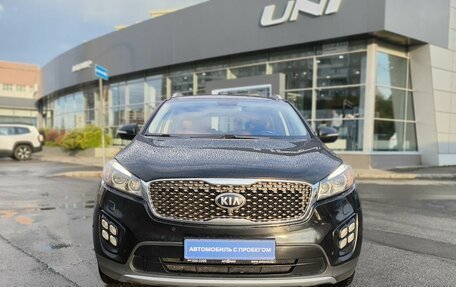 KIA Sorento III Prime рестайлинг, 2016 год, 2 659 000 рублей, 2 фотография