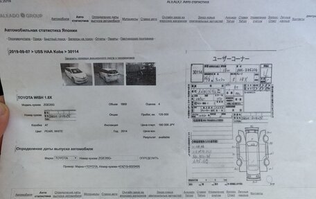 Toyota Wish II, 2014 год, 870 000 рублей, 35 фотография