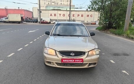 Hyundai Accent II, 2004 год, 155 000 рублей, 1 фотография