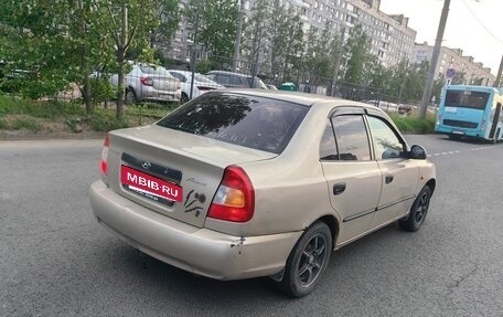Hyundai Accent II, 2004 год, 155 000 рублей, 6 фотография