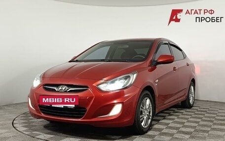 Hyundai Solaris II рестайлинг, 2012 год, 800 000 рублей, 3 фотография