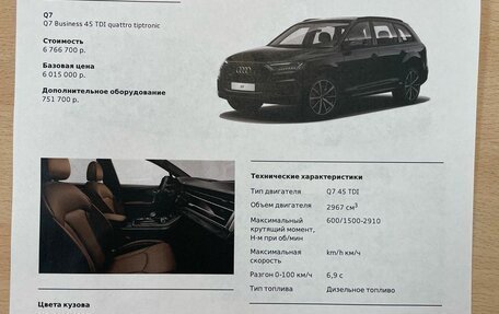 Audi Q7, 2021 год, 4 433 000 рублей, 17 фотография