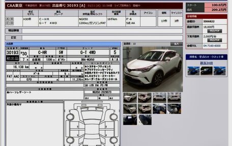 Toyota C-HR I рестайлинг, 2018 год, 1 899 999 рублей, 9 фотография