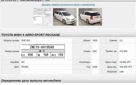 Toyota Wish II, 2008 год, 930 000 рублей, 36 фотография