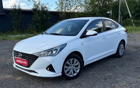 Hyundai Solaris II рестайлинг, 2021 год, 990 000 рублей, 2 фотография
