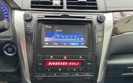 Toyota Camry, 2016 год, 1 614 900 рублей, 15 фотография