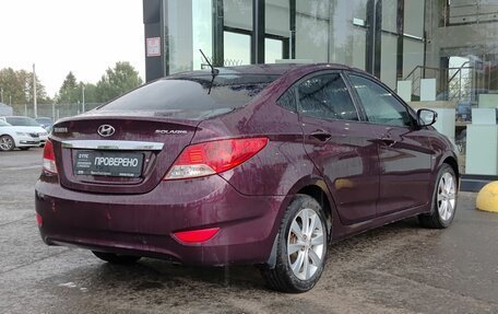 Hyundai Solaris II рестайлинг, 2011 год, 572 000 рублей, 6 фотография