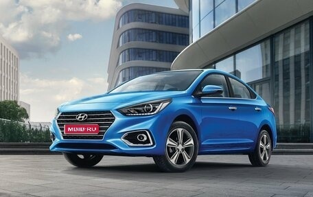 Hyundai Solaris II рестайлинг, 2017 год, 800 000 рублей, 1 фотография
