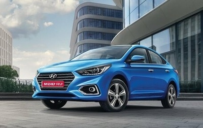 Hyundai Solaris II рестайлинг, 2017 год, 800 000 рублей, 1 фотография