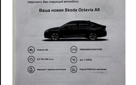 Skoda Octavia IV, 2022 год, 3 300 000 рублей, 31 фотография