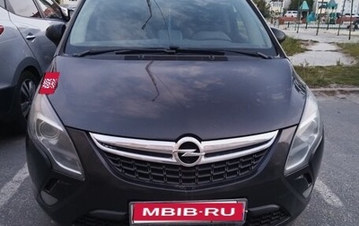 Opel Zafira C рестайлинг, 2012 год, 1 100 000 рублей, 1 фотография