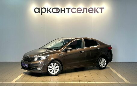 KIA Rio III рестайлинг, 2017 год, 1 163 000 рублей, 1 фотография
