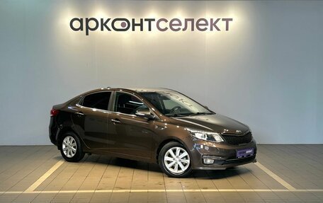 KIA Rio III рестайлинг, 2017 год, 1 163 000 рублей, 3 фотография