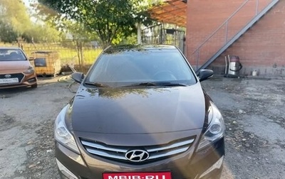 Hyundai Solaris II рестайлинг, 2015 год, 875 000 рублей, 1 фотография