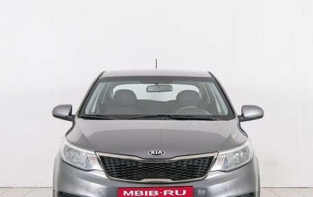 KIA Rio III рестайлинг, 2016 год, 1 079 000 рублей, 2 фотография