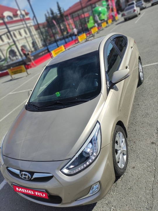 Hyundai Solaris I, 2014 год, 869 000 рублей, 5 фотография