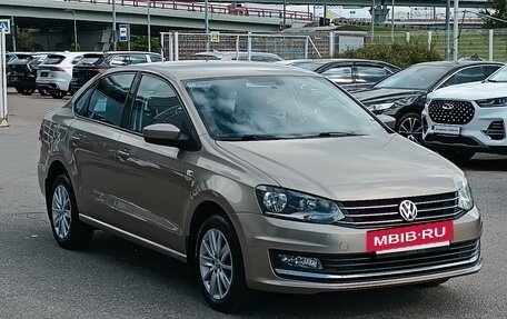 Volkswagen Polo VI (EU Market), 2016 год, 1 081 000 рублей, 3 фотография