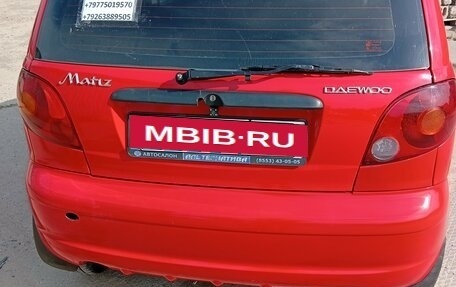 Daewoo Matiz I, 2009 год, 220 000 рублей, 6 фотография