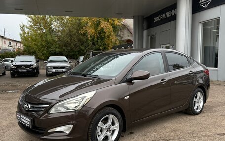Hyundai Solaris II рестайлинг, 2015 год, 990 000 рублей, 3 фотография