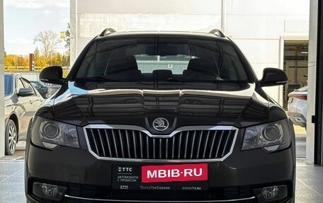 Skoda Superb III рестайлинг, 2013 год, 1 390 000 рублей, 2 фотография