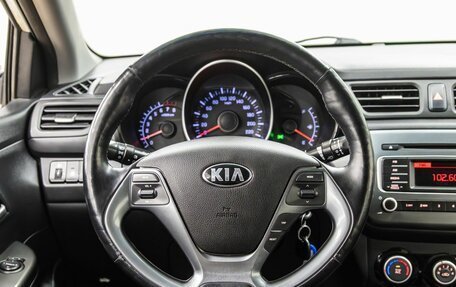 KIA Rio III рестайлинг, 2016 год, 898 000 рублей, 17 фотография