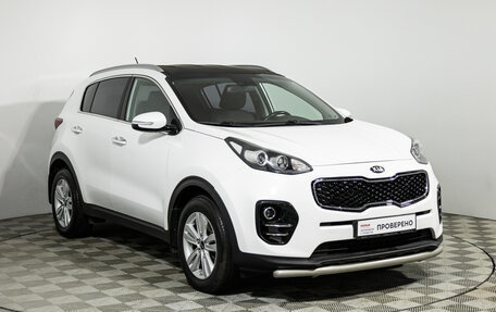 KIA Sportage IV рестайлинг, 2016 год, 1 699 989 рублей, 3 фотография