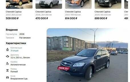 Chevrolet Captiva I, 2008 год, 750 000 рублей, 6 фотография