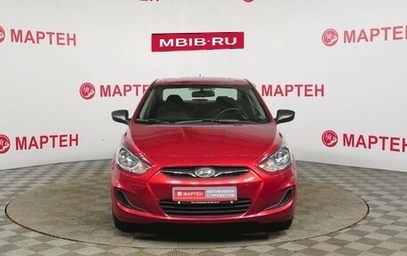 Hyundai Solaris II рестайлинг, 2011 год, 730 000 рублей, 2 фотография