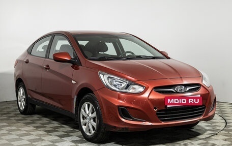 Hyundai Solaris II рестайлинг, 2013 год, 599 777 рублей, 3 фотография