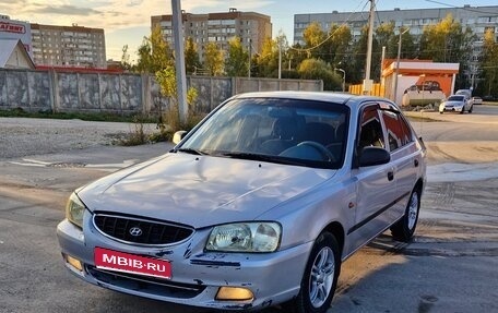 Hyundai Accent II, 2003 год, 280 000 рублей, 1 фотография
