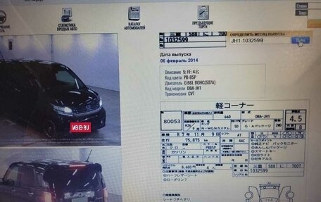 Honda N-WGN I рестайлинг, 2014 год, 779 000 рублей, 23 фотография