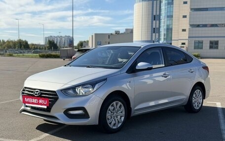 Hyundai Solaris II рестайлинг, 2019 год, 1 350 000 рублей, 3 фотография