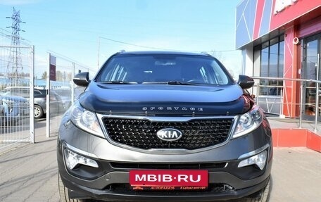 KIA Sportage III, 2015 год, 1 489 000 рублей, 2 фотография
