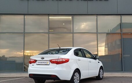 KIA Rio III рестайлинг, 2013 год, 595 000 рублей, 4 фотография