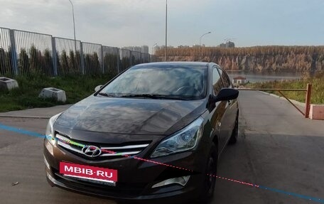 Hyundai Solaris II рестайлинг, 2014 год, 830 000 рублей, 24 фотография