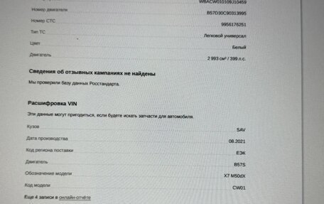 BMW X7, 2021 год, 10 900 000 рублей, 33 фотография