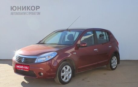 Renault Sandero I, 2011 год, 489 000 рублей, 1 фотография