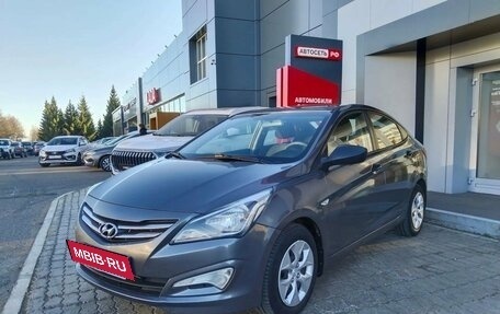 Hyundai Solaris II рестайлинг, 2015 год, 894 470 рублей, 3 фотография
