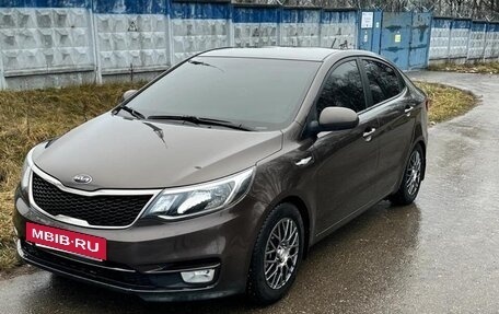 KIA Rio III рестайлинг, 2016 год, 1 500 000 рублей, 21 фотография