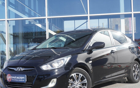 Hyundai Solaris II рестайлинг, 2012 год, 805 000 рублей, 1 фотография